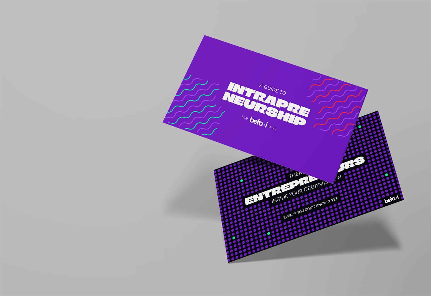 Preview of the first page of the intrapreneurship guide
